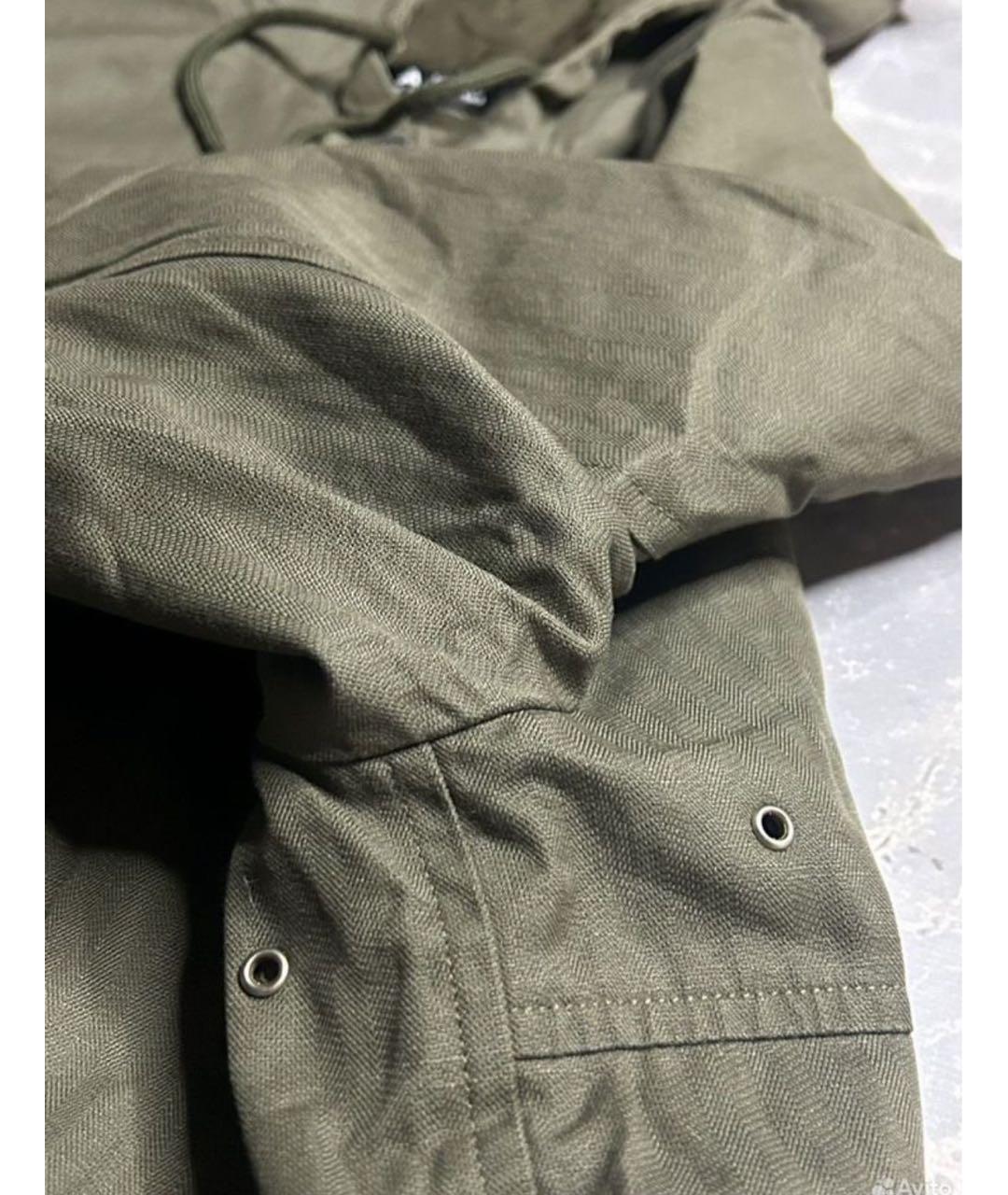 A.P.C. Зеленая хлопковая куртка, фото 5