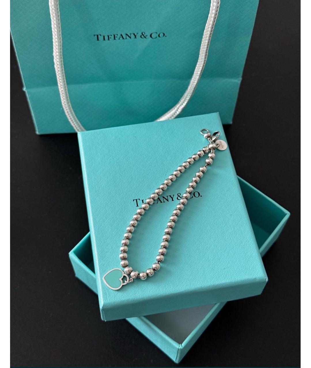 TIFFANY&CO Серебрянный серебряный браслет, фото 3