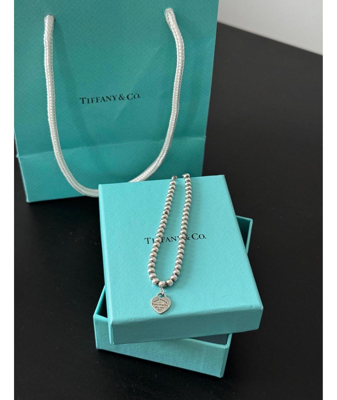 TIFFANY&CO Серебрянный серебряный браслет, фото 2