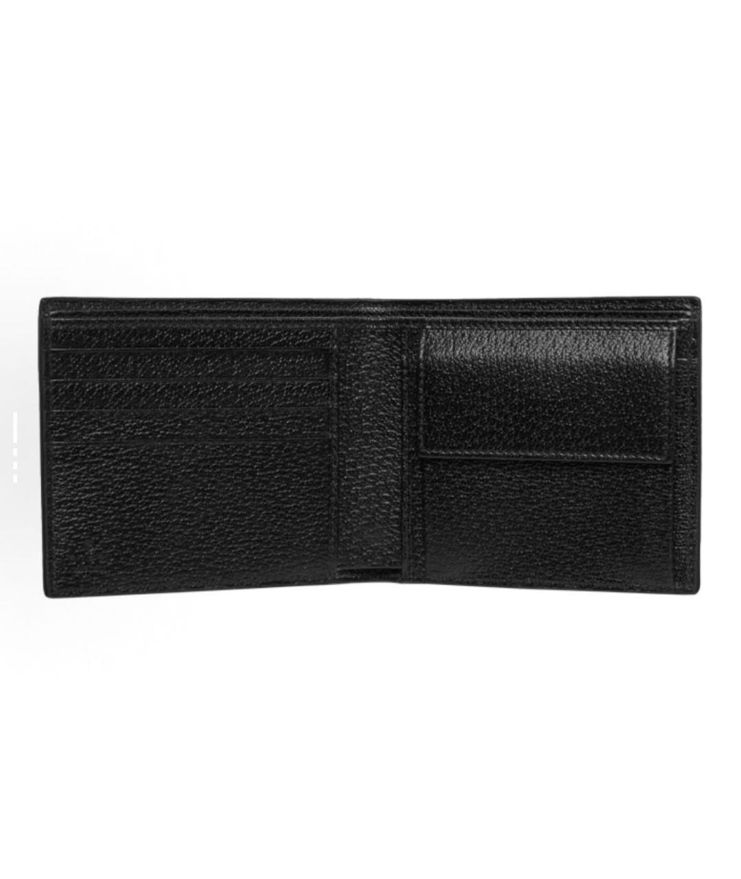 GUCCI Черный кожаный кошелек, фото 5