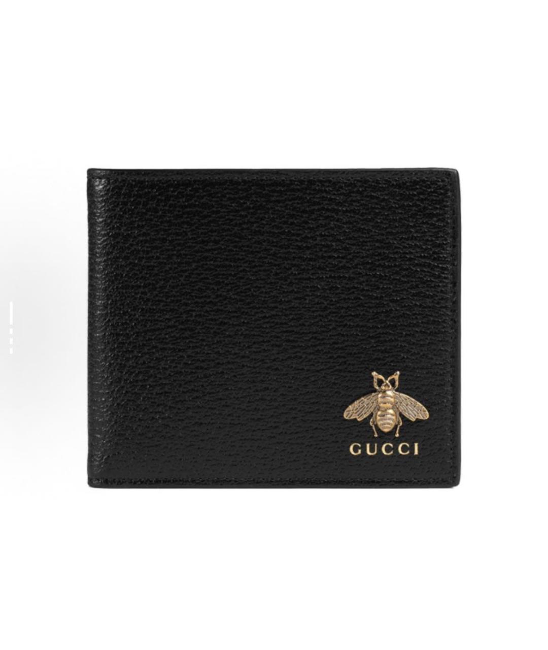 GUCCI Черный кожаный кошелек, фото 7