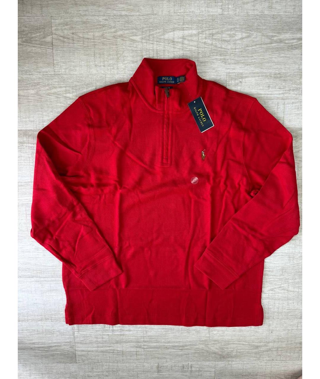 POLO RALPH LAUREN Красный хлопковый кардиган, фото 6
