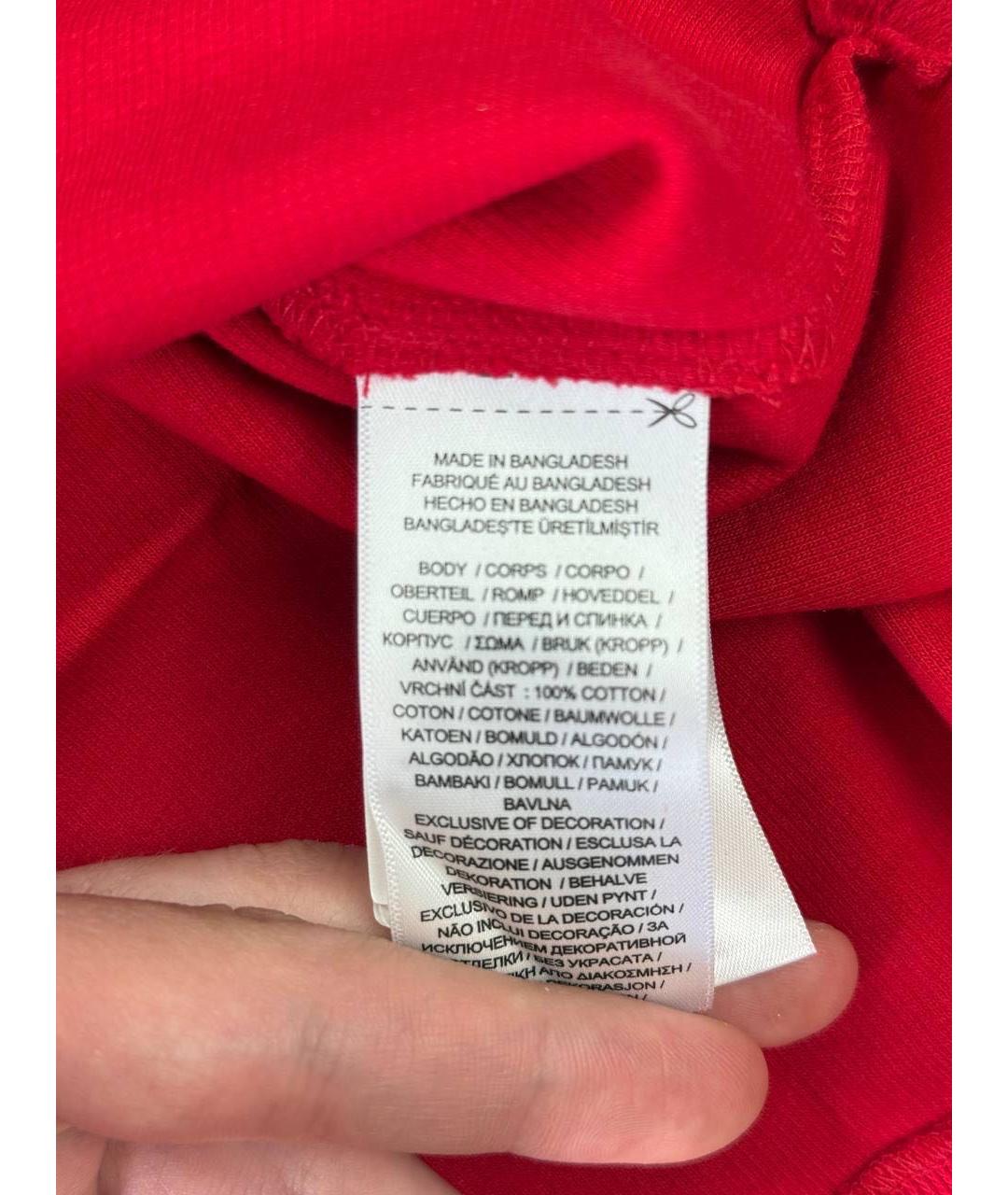 POLO RALPH LAUREN Красный хлопковый кардиган, фото 4