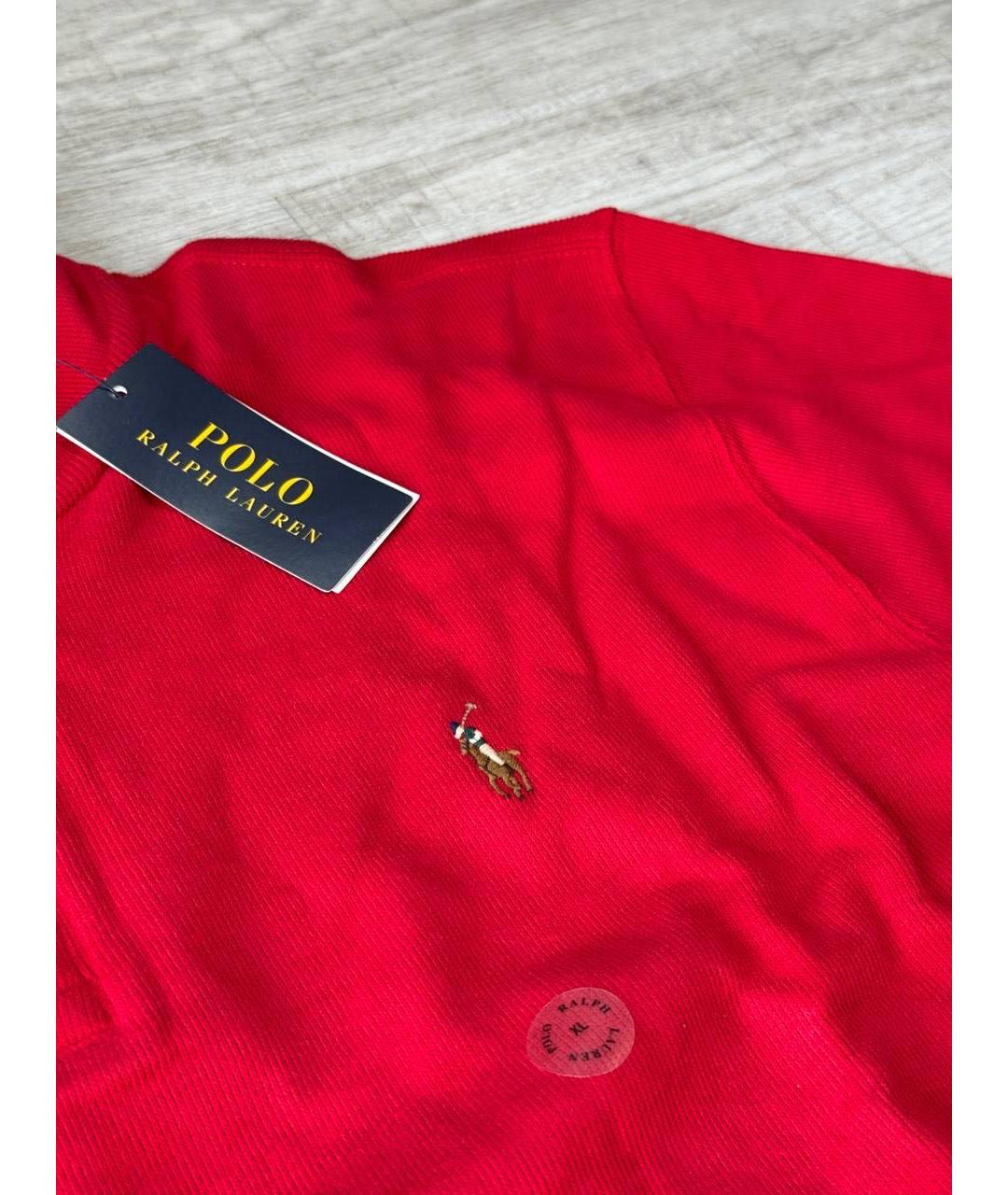 POLO RALPH LAUREN Красный хлопковый кардиган, фото 2