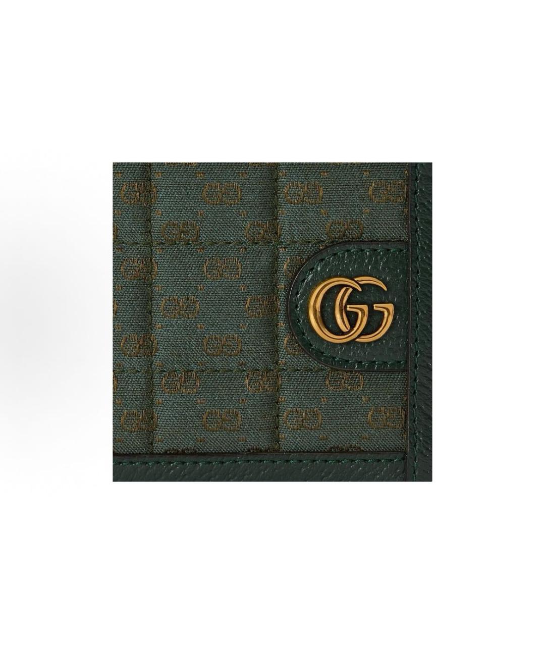 GUCCI Зеленый кошелек, фото 6