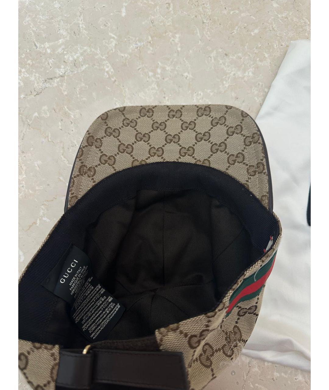 GUCCI Коричневая кепка, фото 3