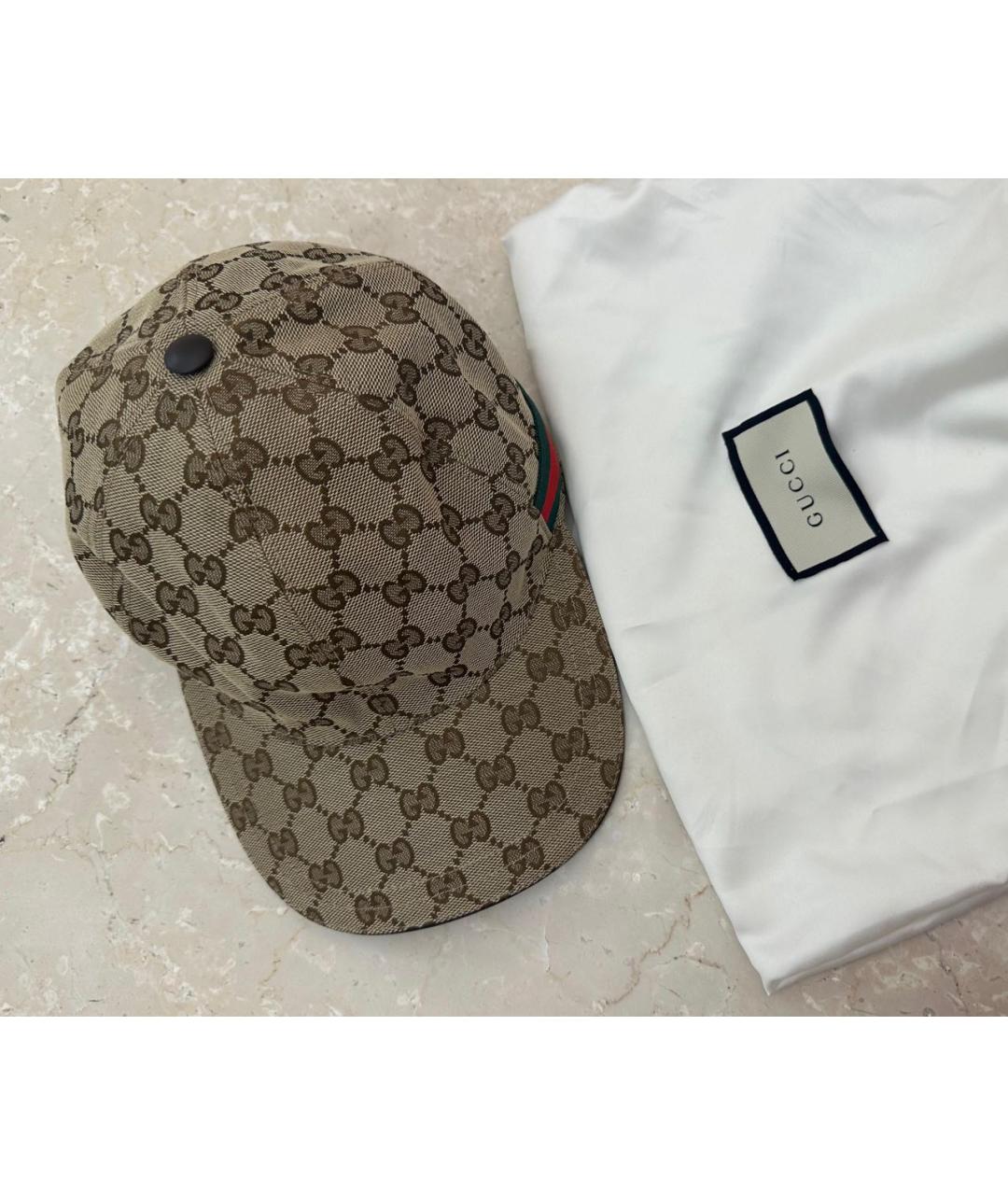 GUCCI Коричневая кепка, фото 2