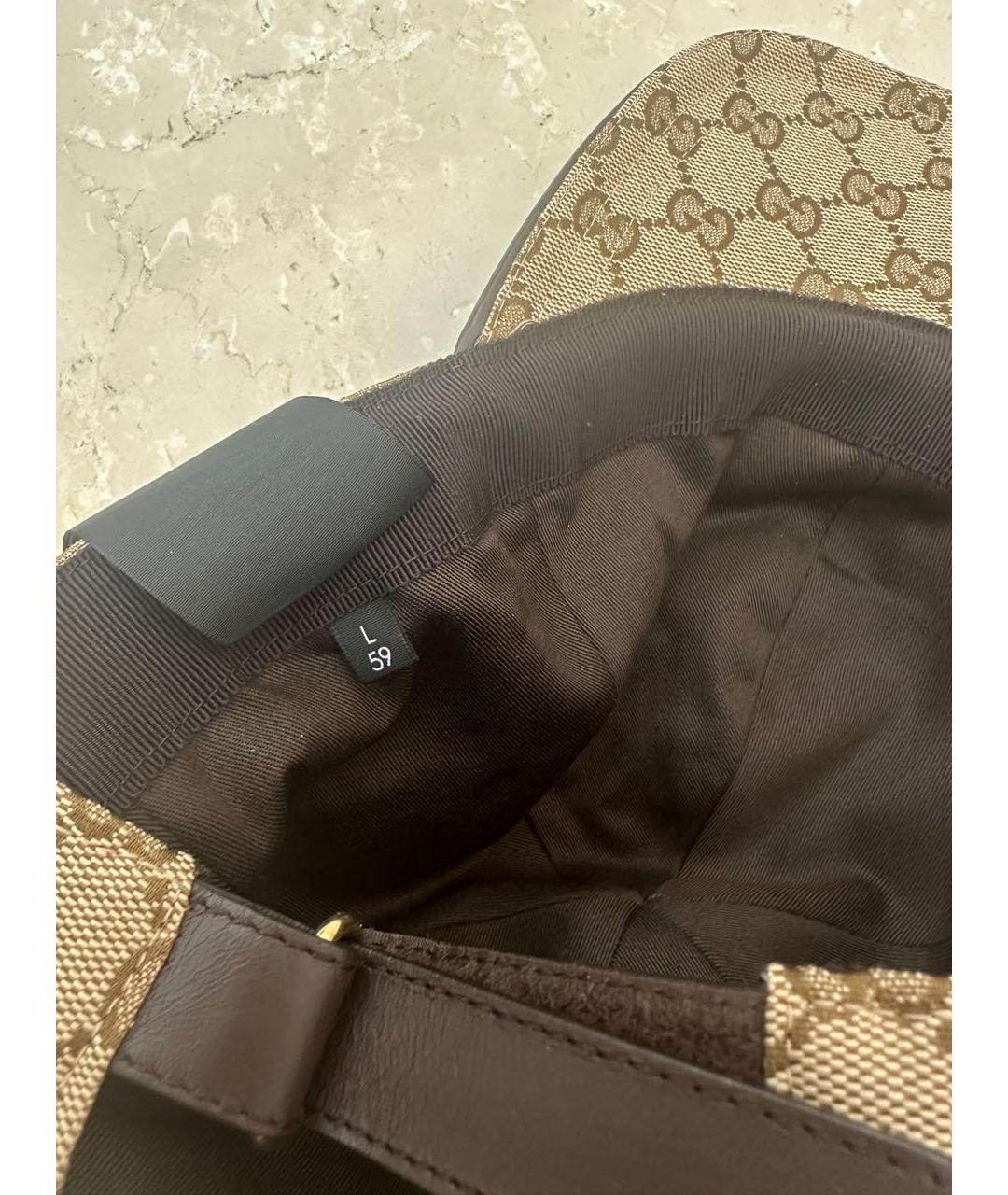 GUCCI Коричневая кепка, фото 5