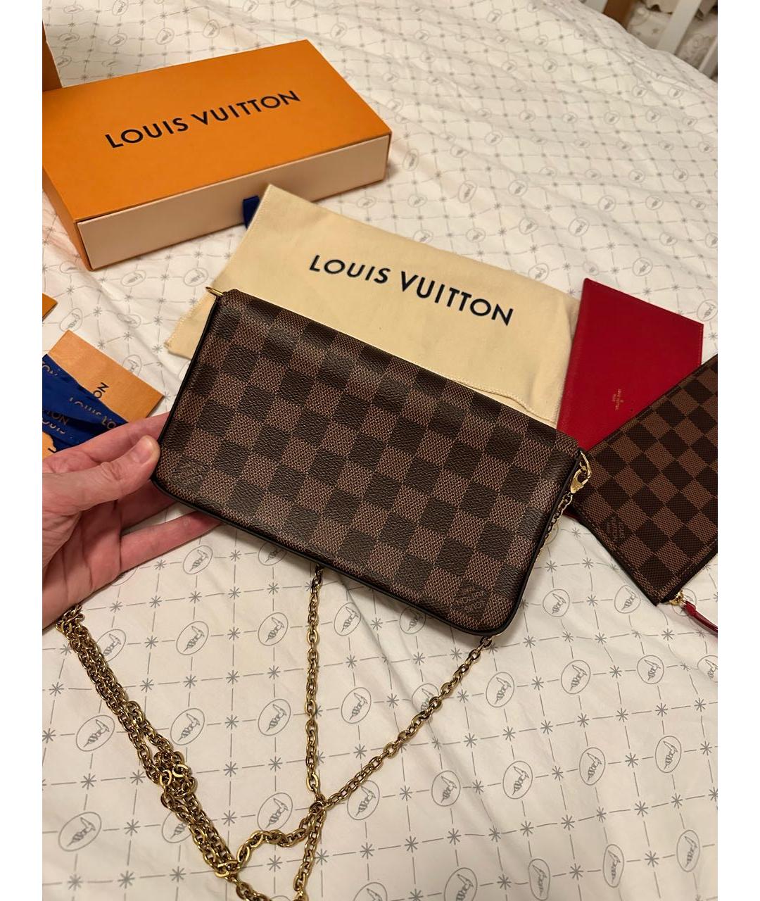 LOUIS VUITTON Кожаная сумка через плечо, фото 7