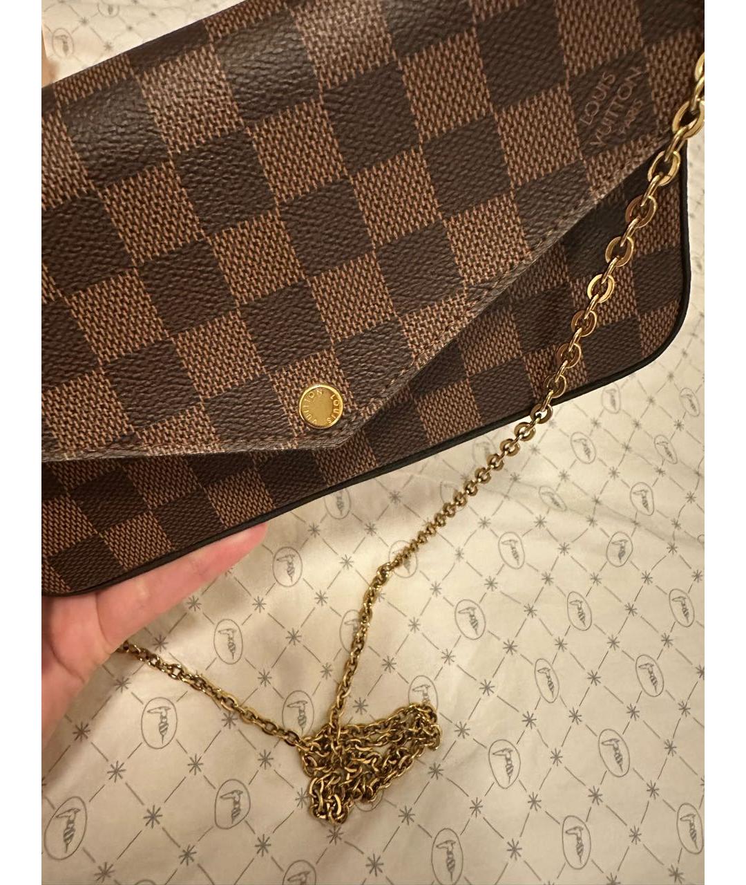 LOUIS VUITTON Кожаная сумка через плечо, фото 6