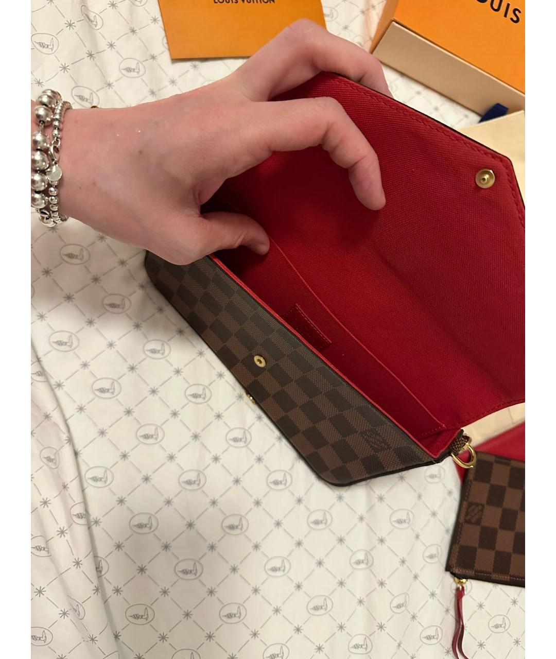 LOUIS VUITTON Кожаная сумка через плечо, фото 5