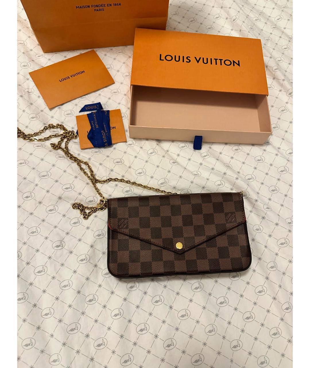 LOUIS VUITTON Кожаная сумка через плечо, фото 2