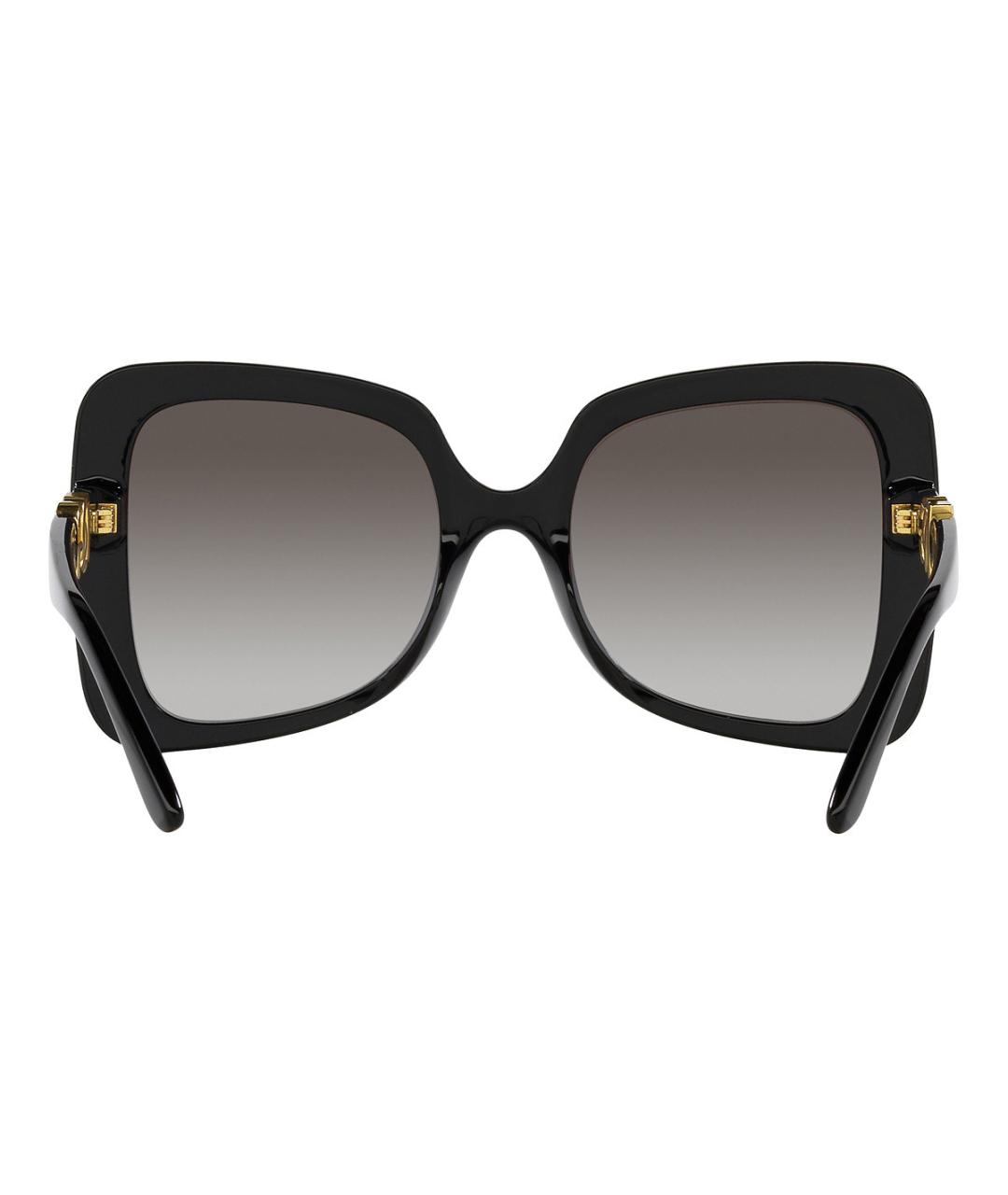 DOLCE&GABBANA Черные пластиковые солнцезащитные очки, фото 6