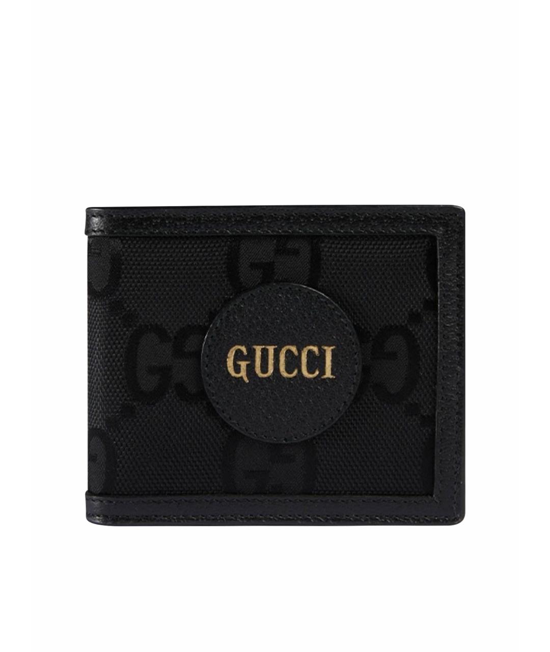 GUCCI Черный кожаный кошелек, фото 1
