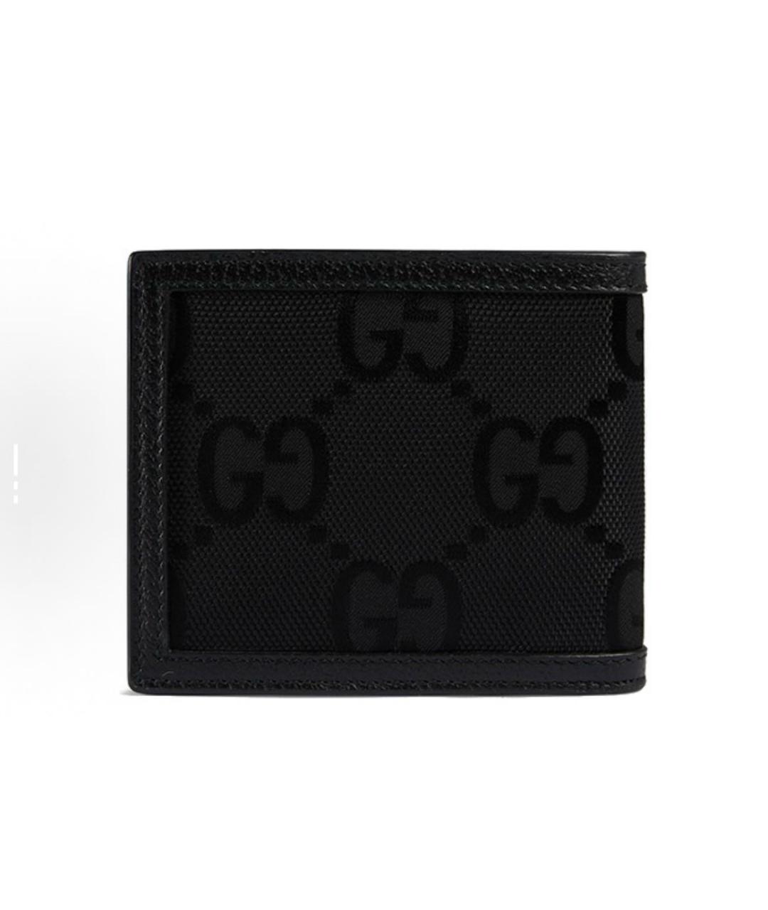 GUCCI Черный кожаный кошелек, фото 3