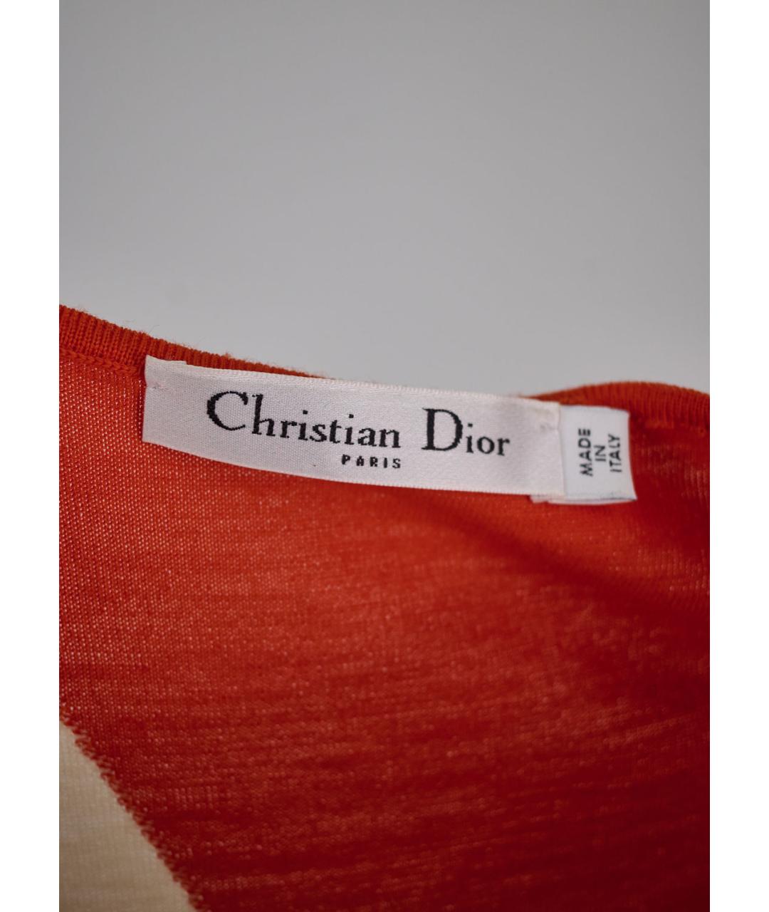CHRISTIAN DIOR Мульти шерстяной джемпер / свитер, фото 5