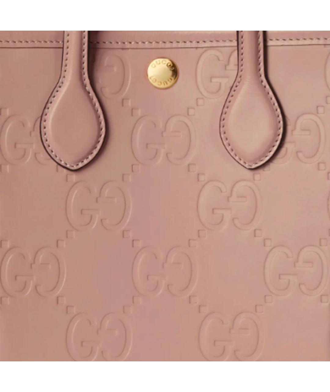 GUCCI Бежевая кожаная сумка через плечо, фото 8
