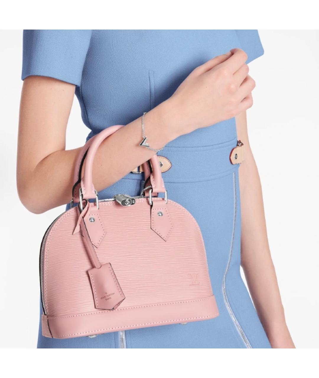 LOUIS VUITTON Розовая сумка тоут, фото 4
