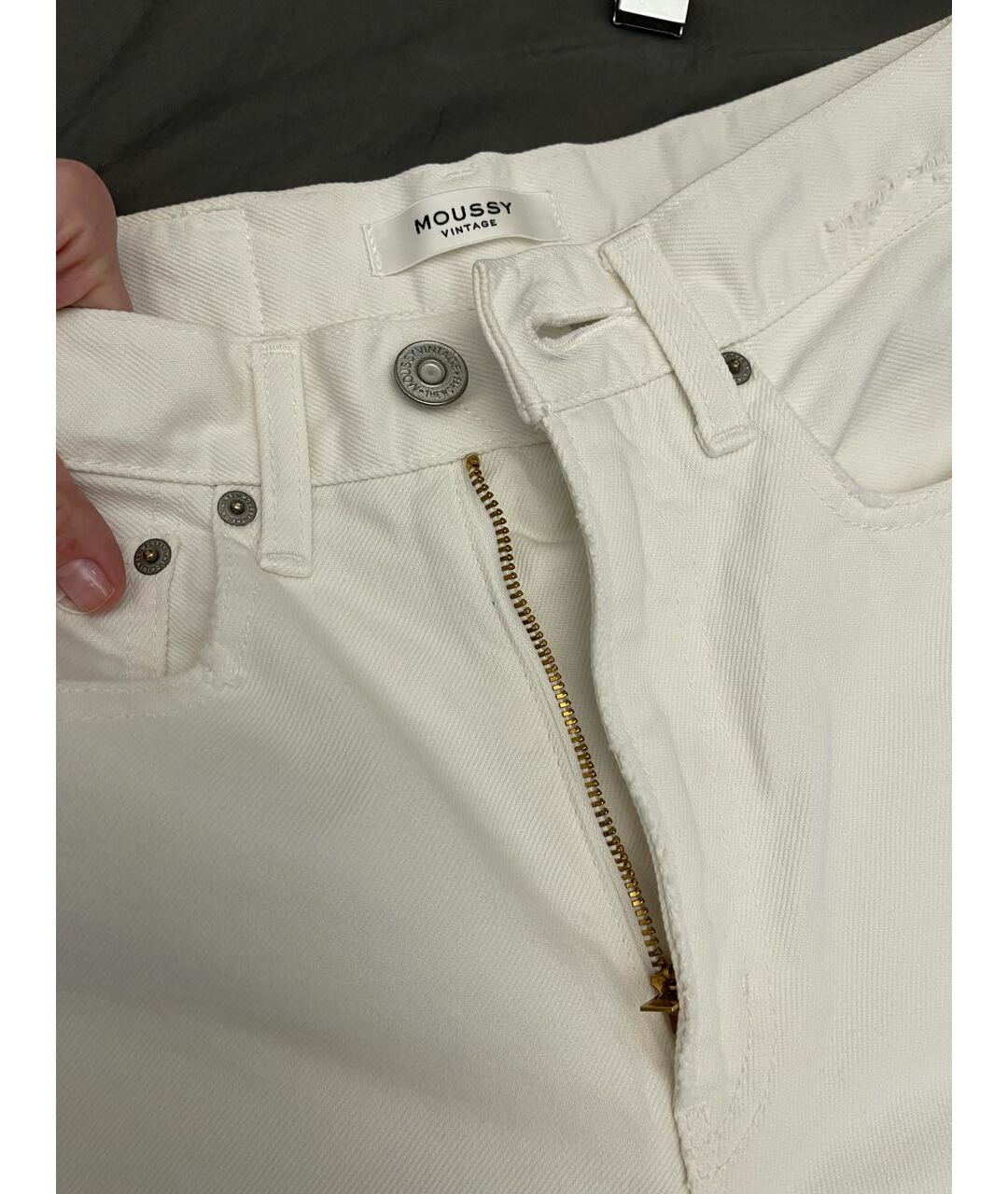 MOUSSY VINTAGE Белые прямые джинсы, фото 4
