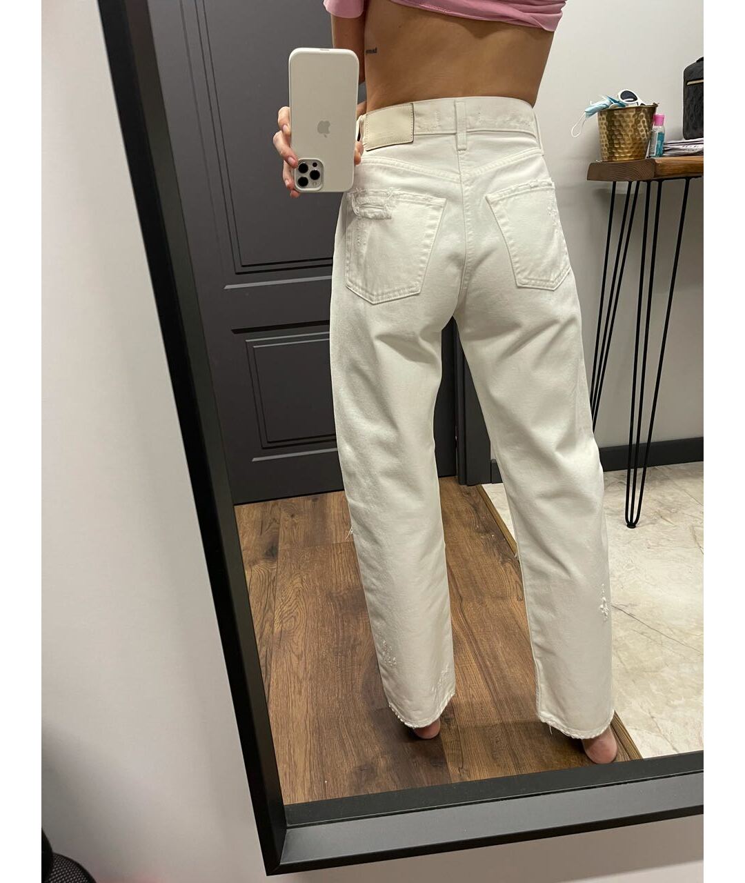 MOUSSY VINTAGE Белые прямые джинсы, фото 7