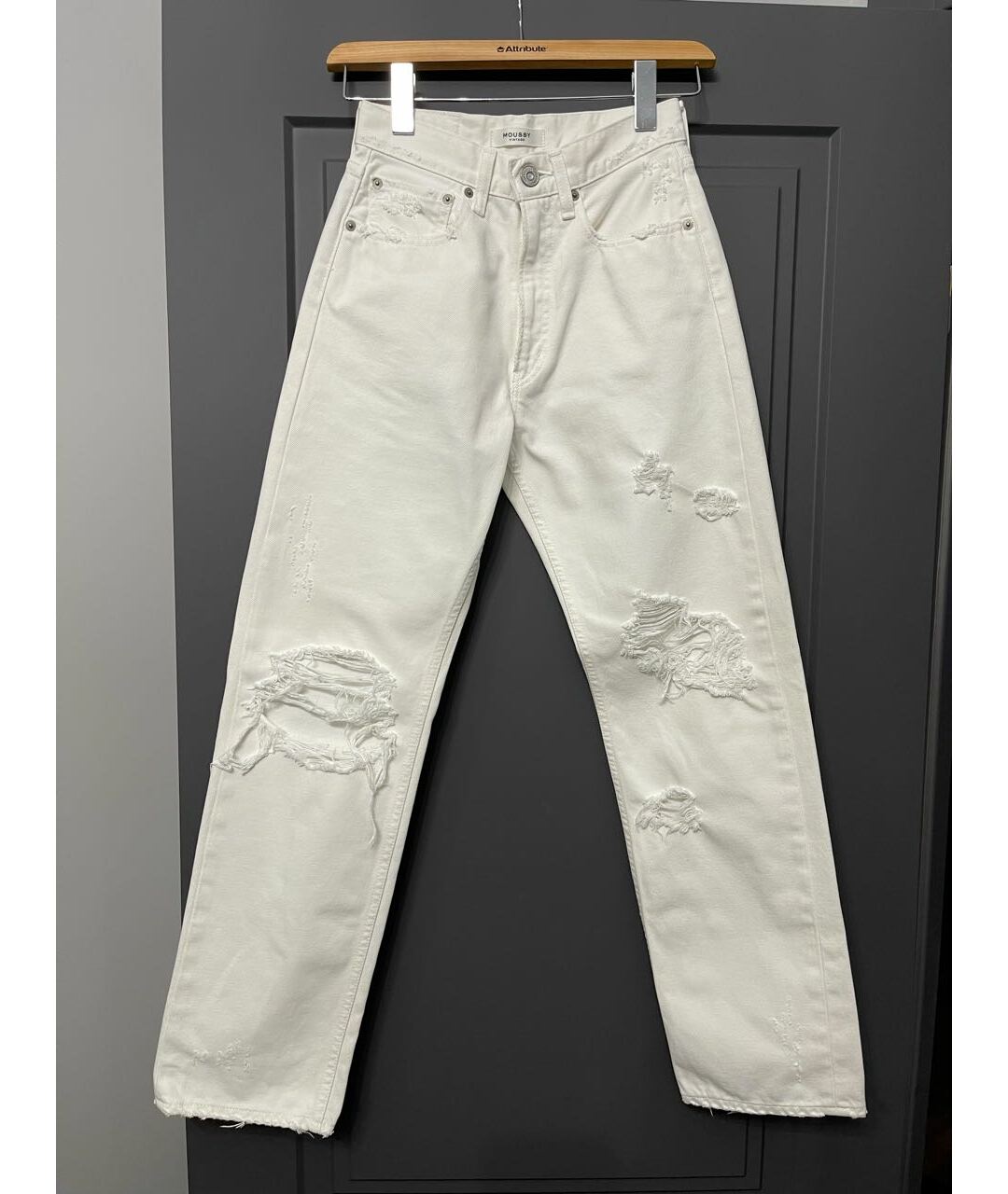 MOUSSY VINTAGE Белые прямые джинсы, фото 9