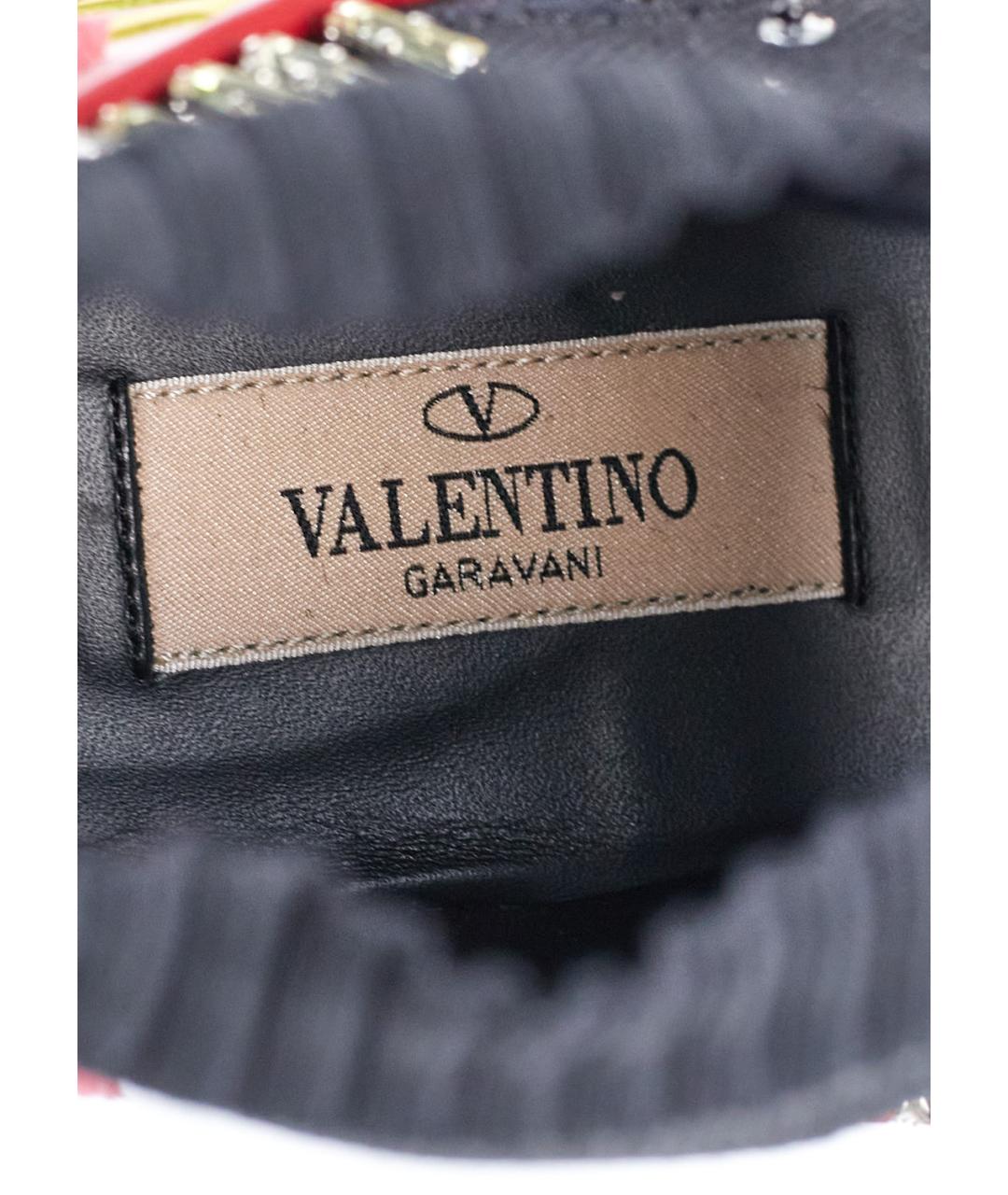 VALENTINO Черные текстильные кроссовки, фото 5