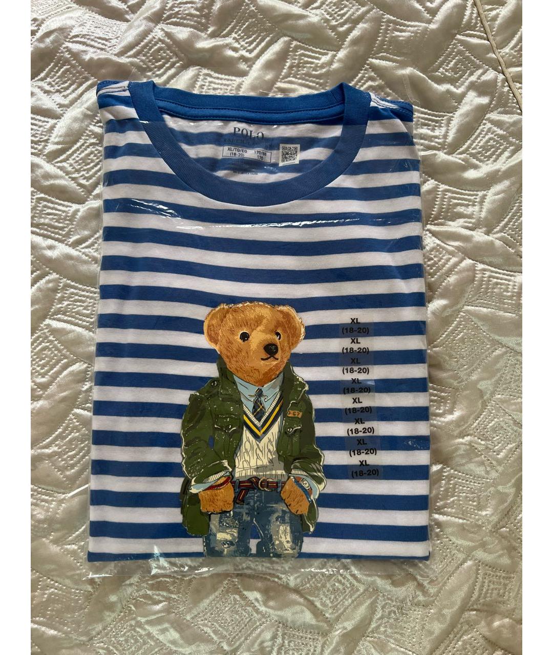 POLO RALPH LAUREN Белая хлопковая футболка, фото 7