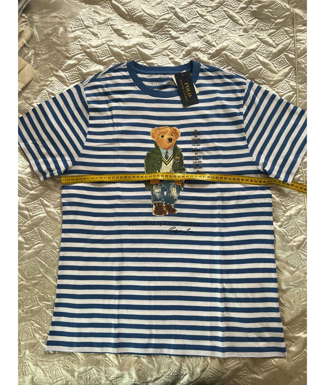 POLO RALPH LAUREN Белая хлопковая футболка, фото 5