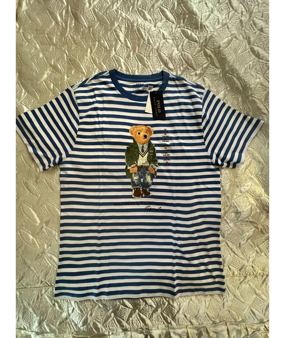 POLO RALPH LAUREN Белая хлопковая футболка, фото 8