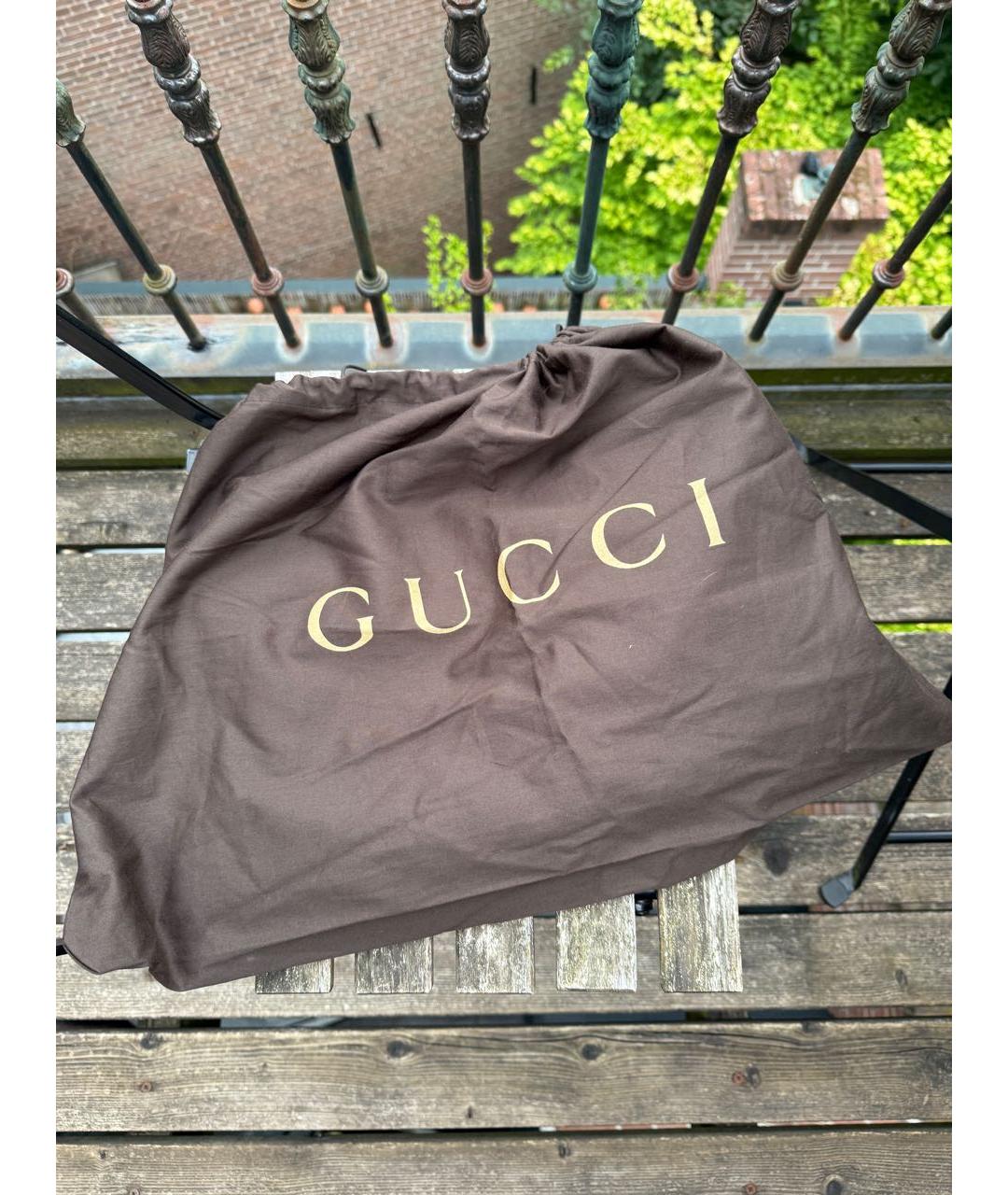 GUCCI Коричневый кожаный корсет, фото 7