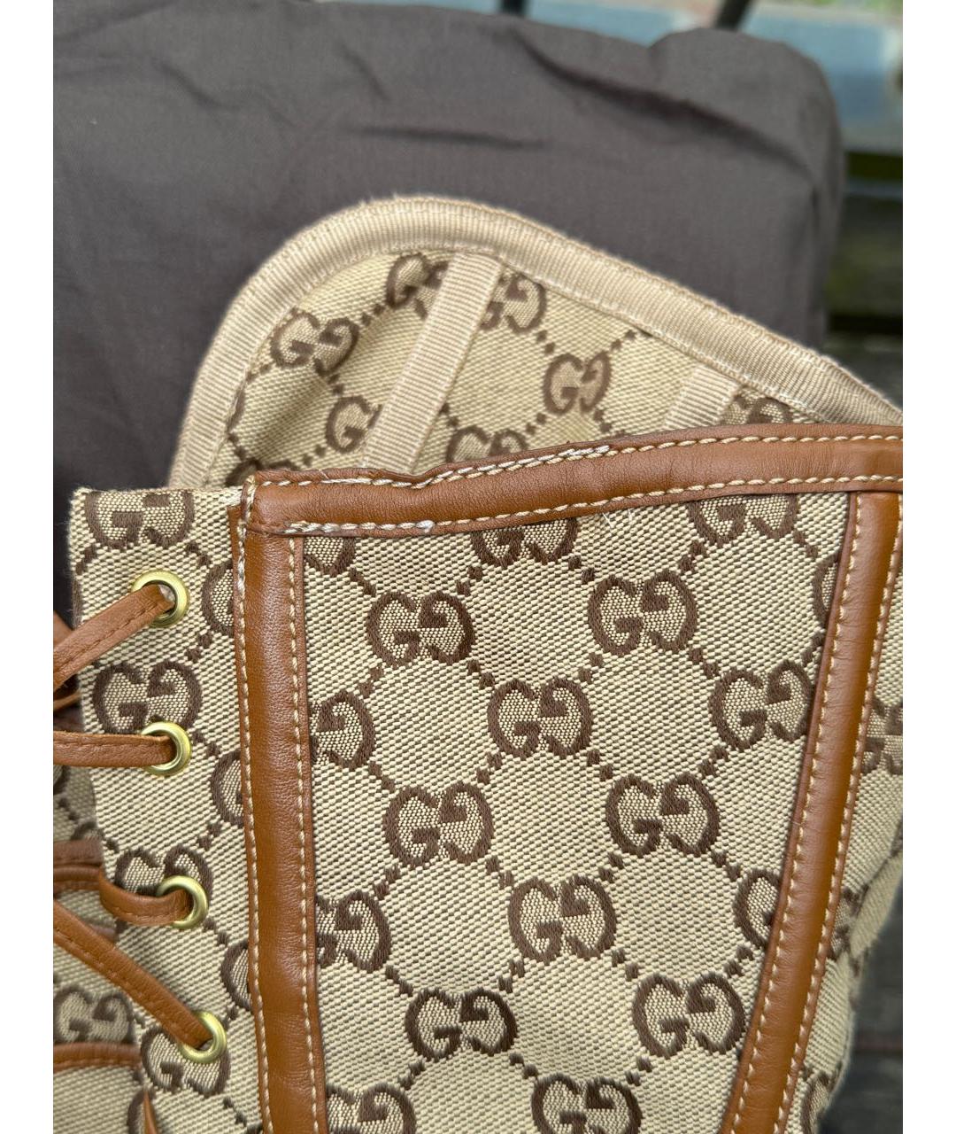 GUCCI Коричневый кожаный корсет, фото 6