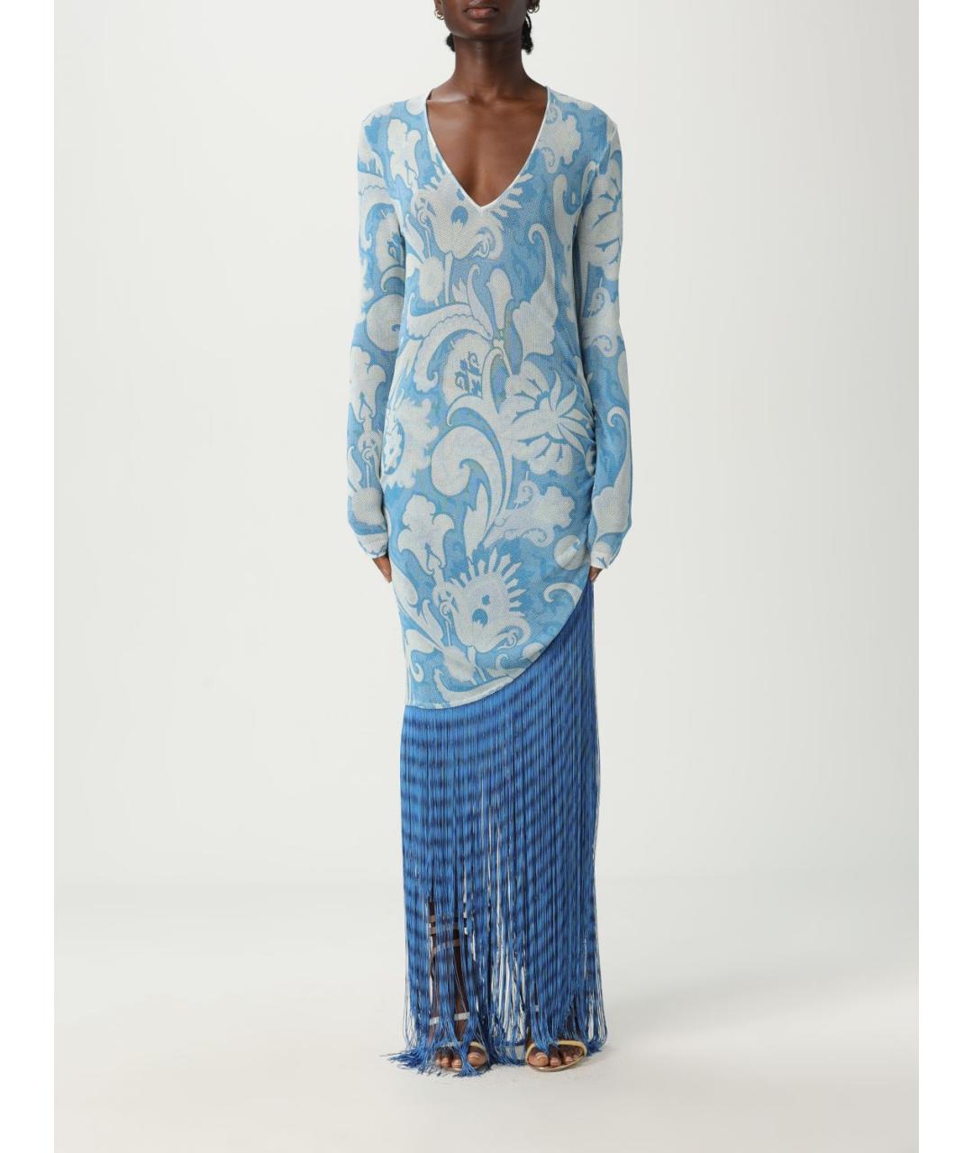 ETRO Голубое платье, фото 2