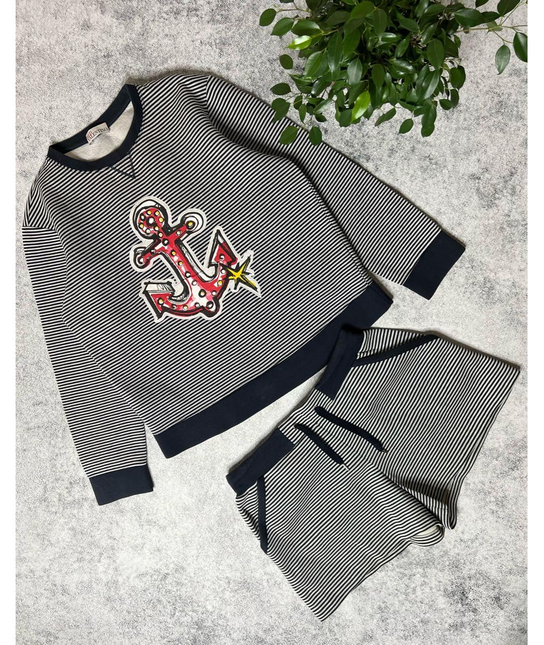 RED VALENTINO Мульти хлопковый костюм с брюками, фото 9