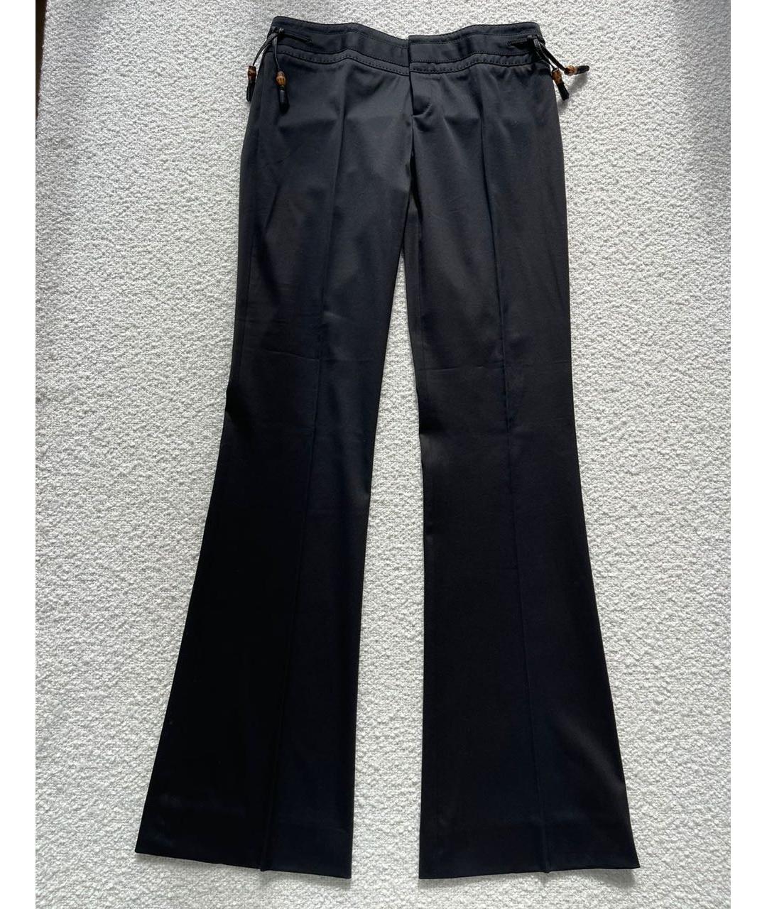 GUCCI Черные хлопковые бриджи, фото 9
