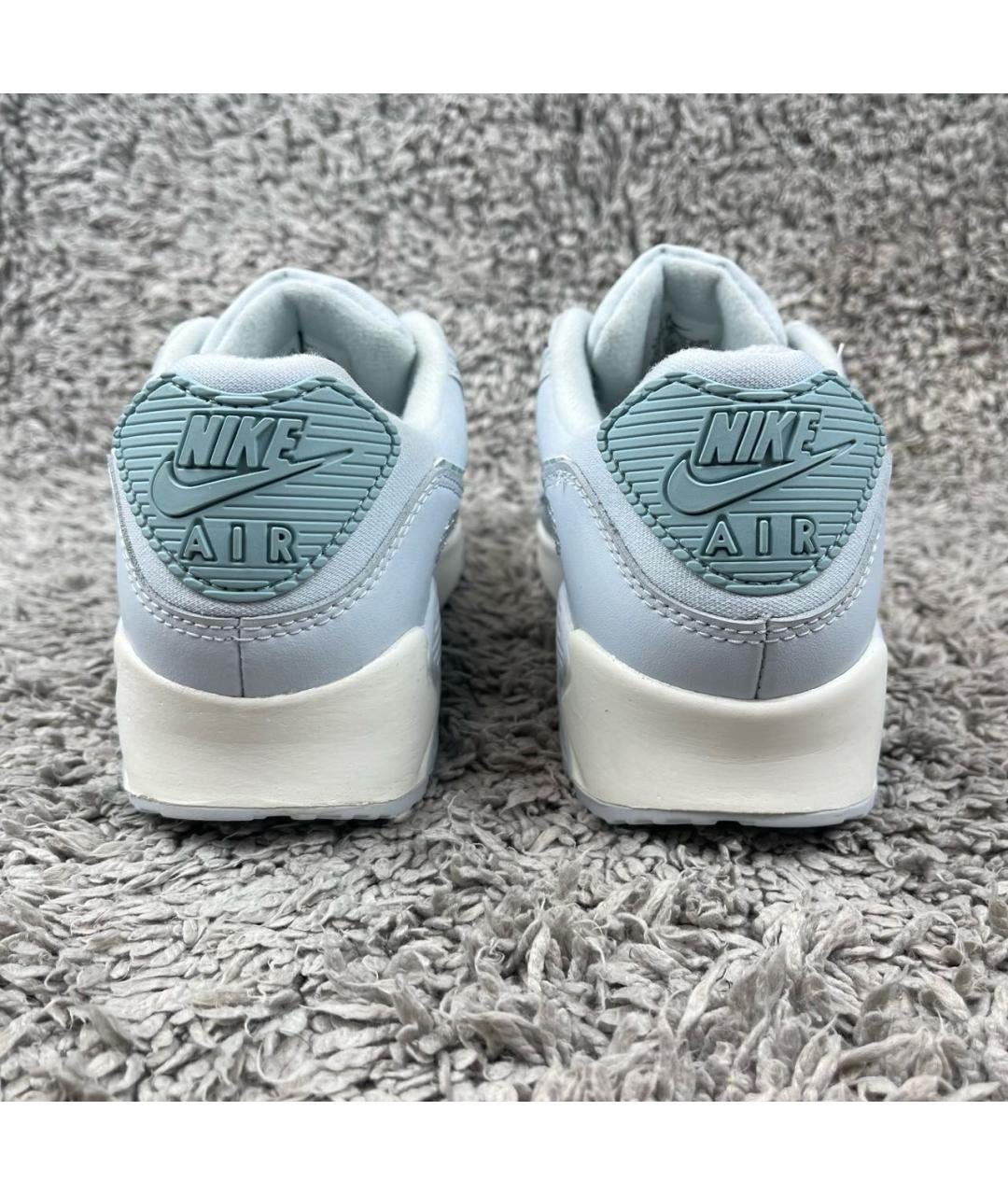 NIKE Голубые синтетические низкие кроссовки / кеды, фото 4