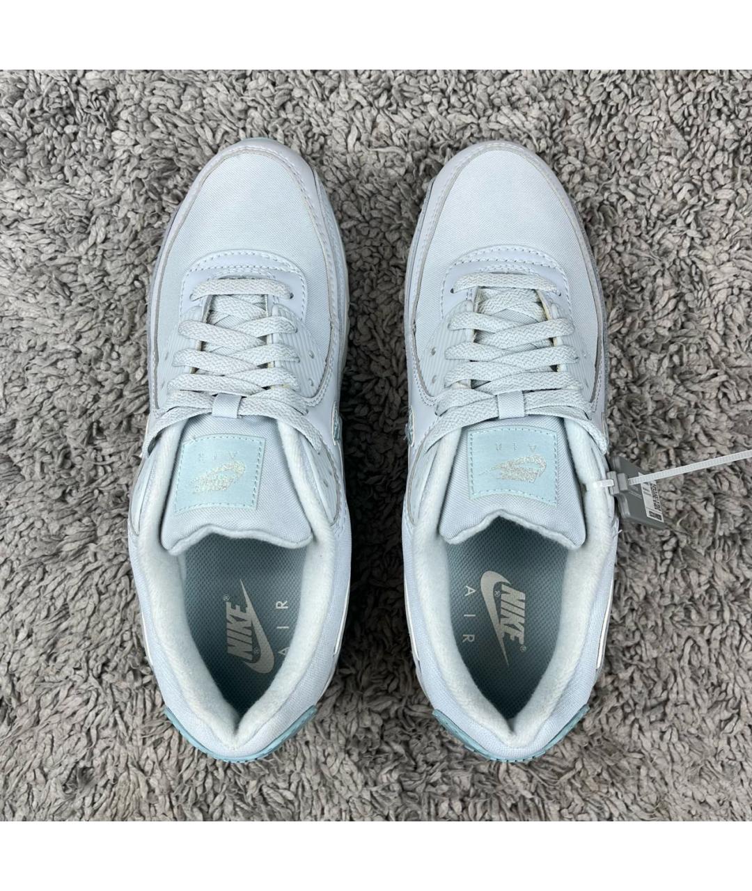 NIKE Голубые синтетические низкие кроссовки / кеды, фото 3