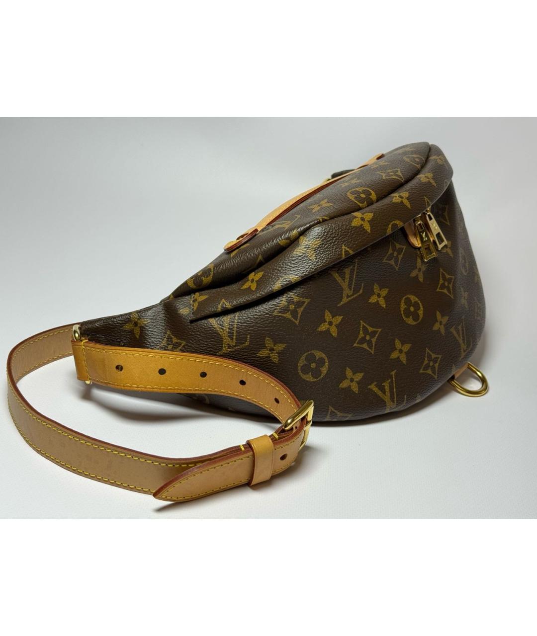 LOUIS VUITTON Коричневая поясная сумка, фото 2