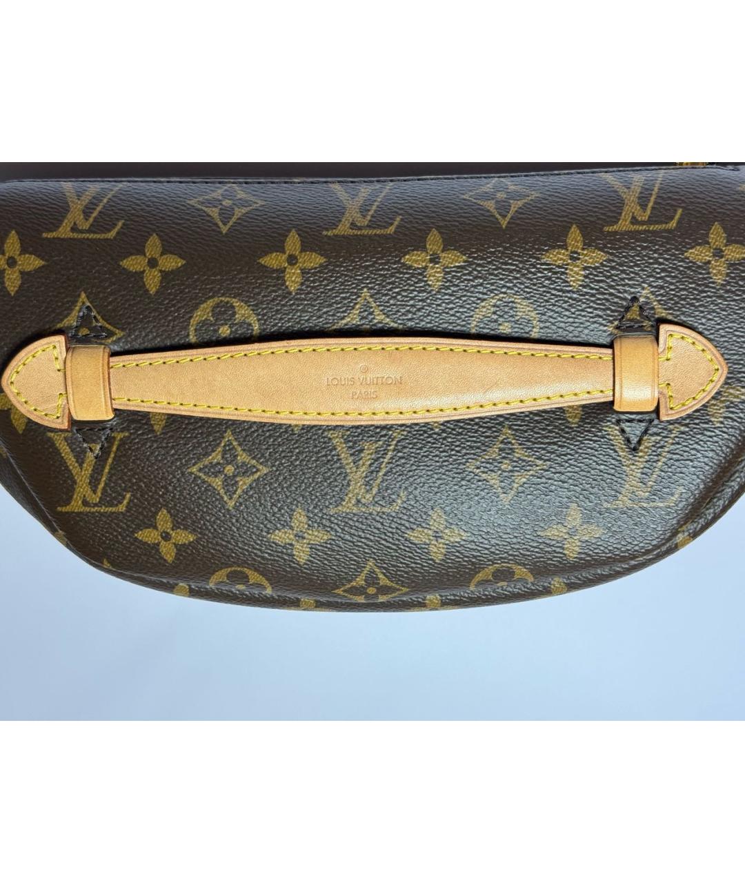 LOUIS VUITTON Коричневая поясная сумка, фото 6