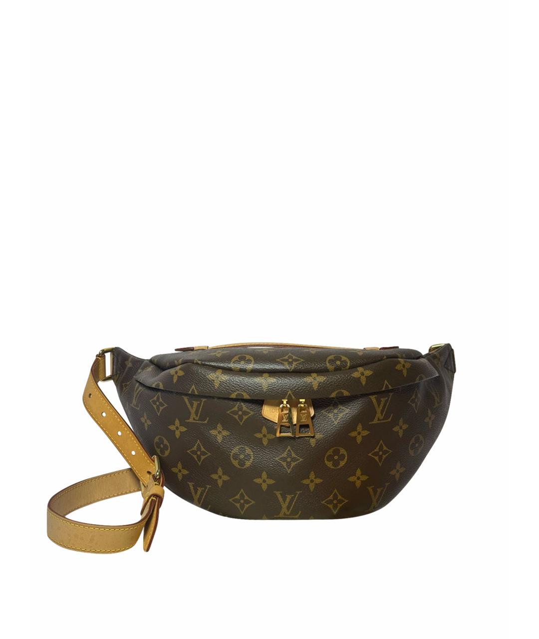 LOUIS VUITTON Коричневая поясная сумка, фото 1