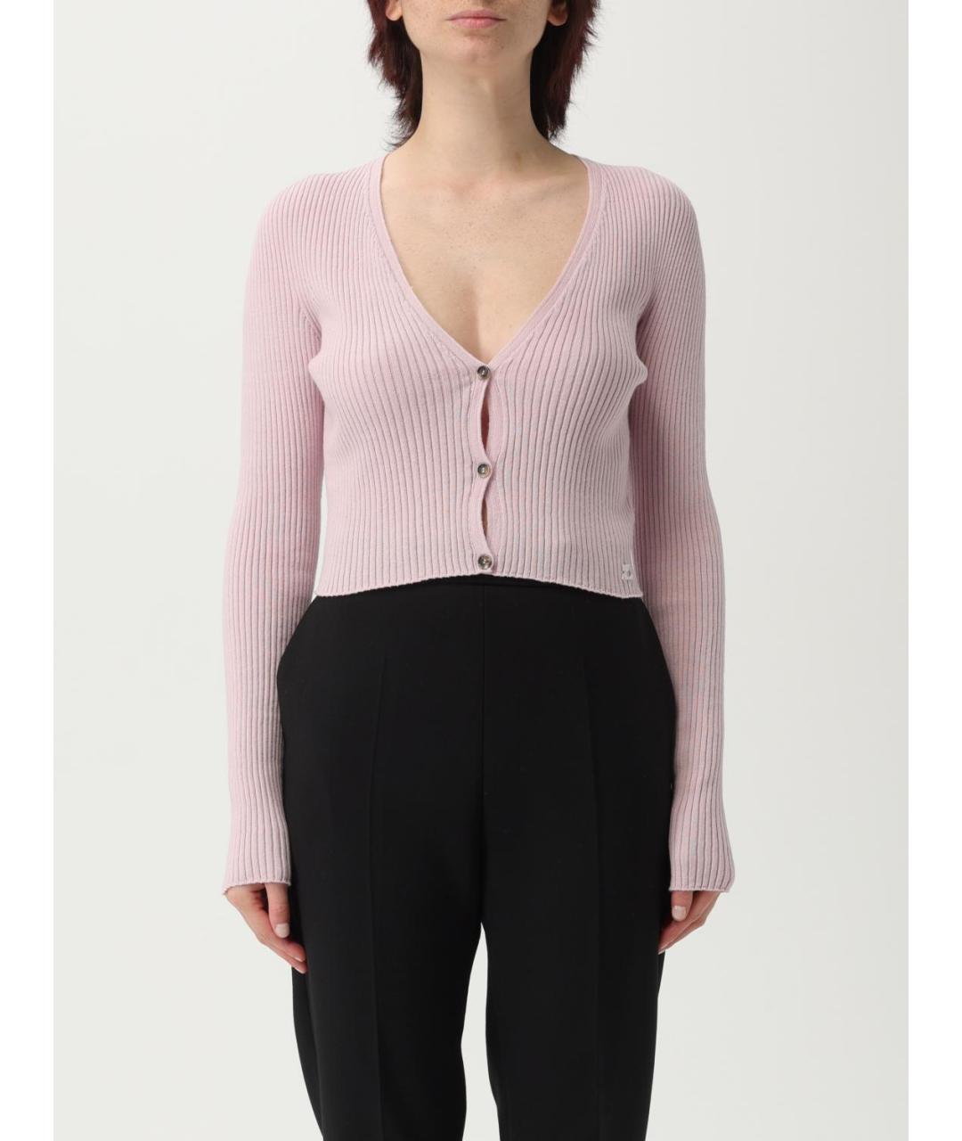 COURREGES Розовый кардиган, фото 2