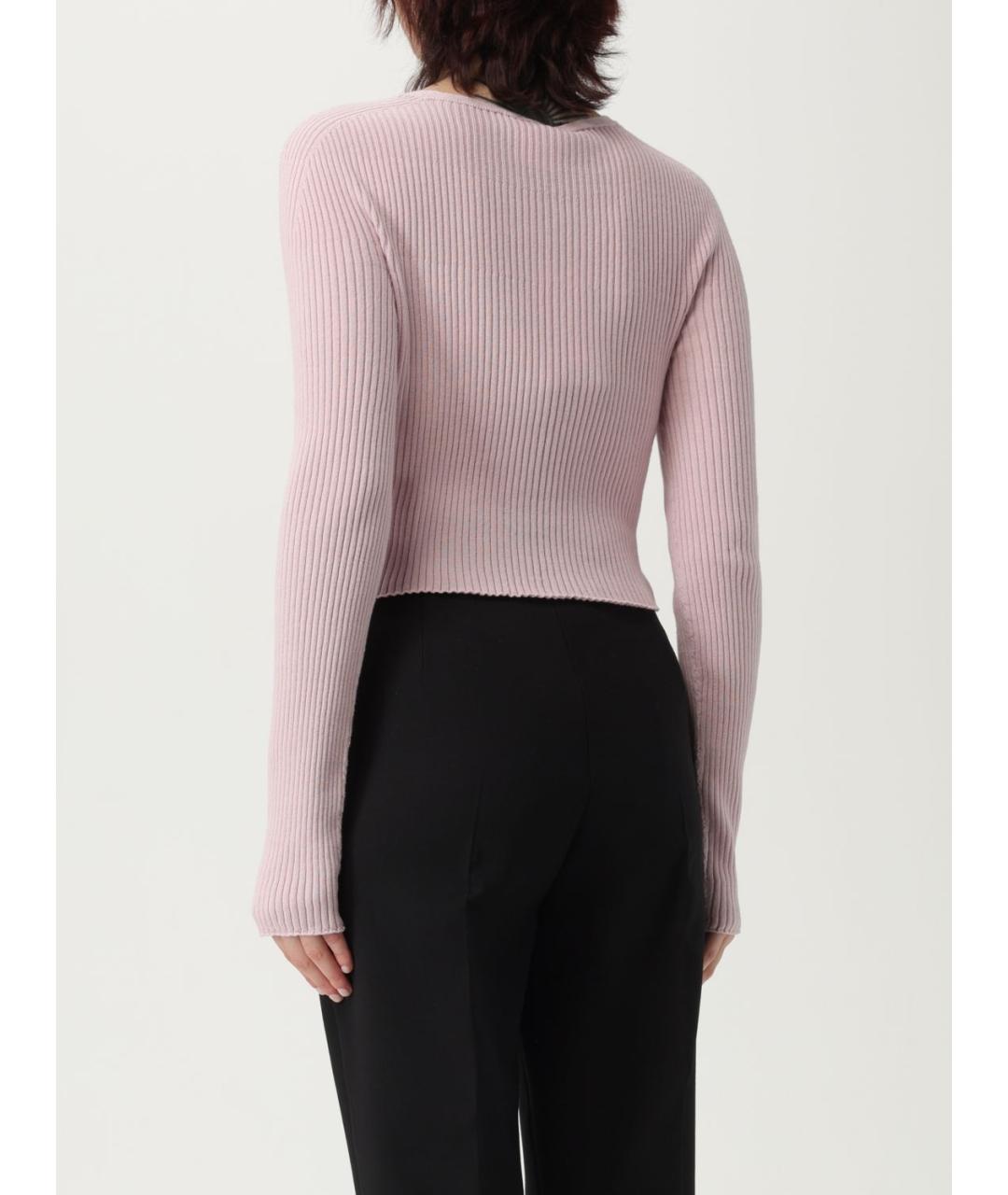 COURREGES Розовый кардиган, фото 4