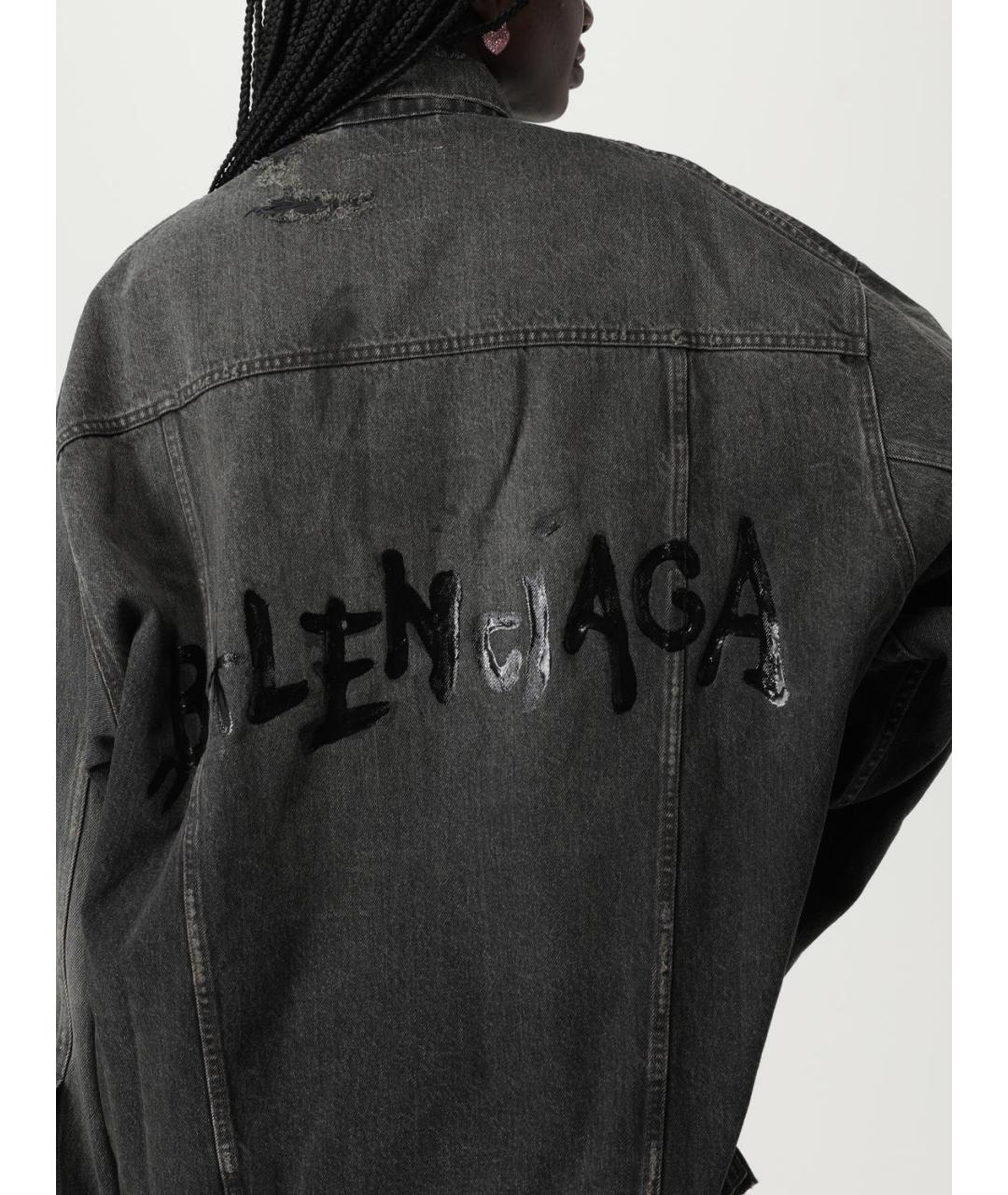 BALENCIAGA Черная куртка, фото 6