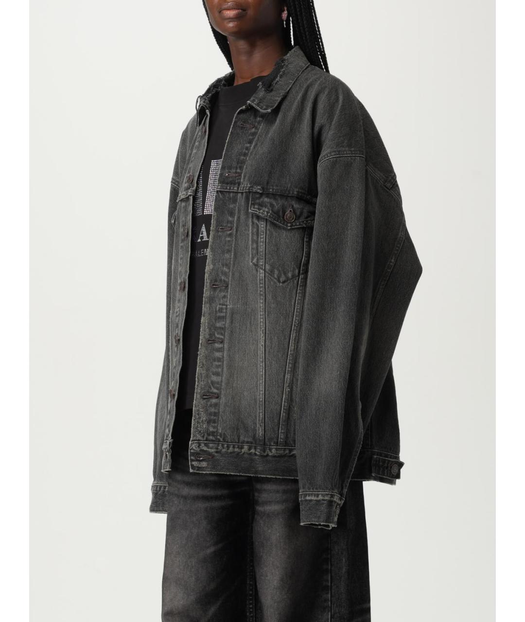 BALENCIAGA Черная куртка, фото 5