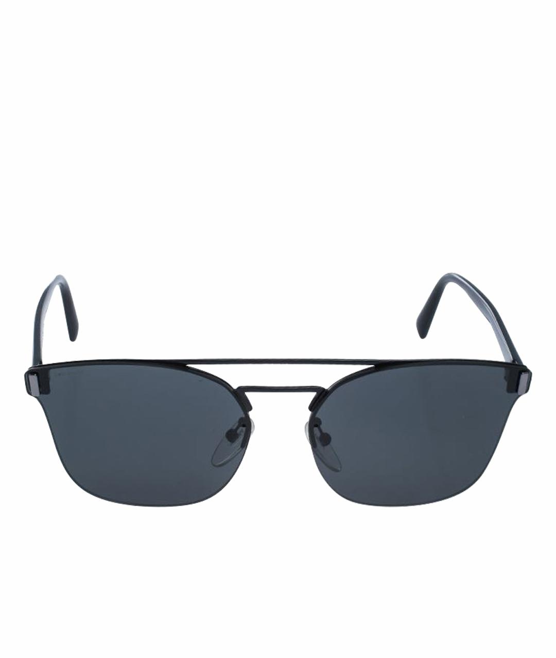 PRADA Черные пластиковые солнцезащитные очки, фото 1