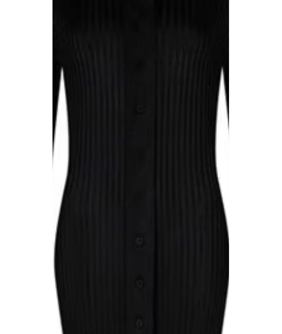 JIL SANDER Черный вискозный кардиган, фото 4