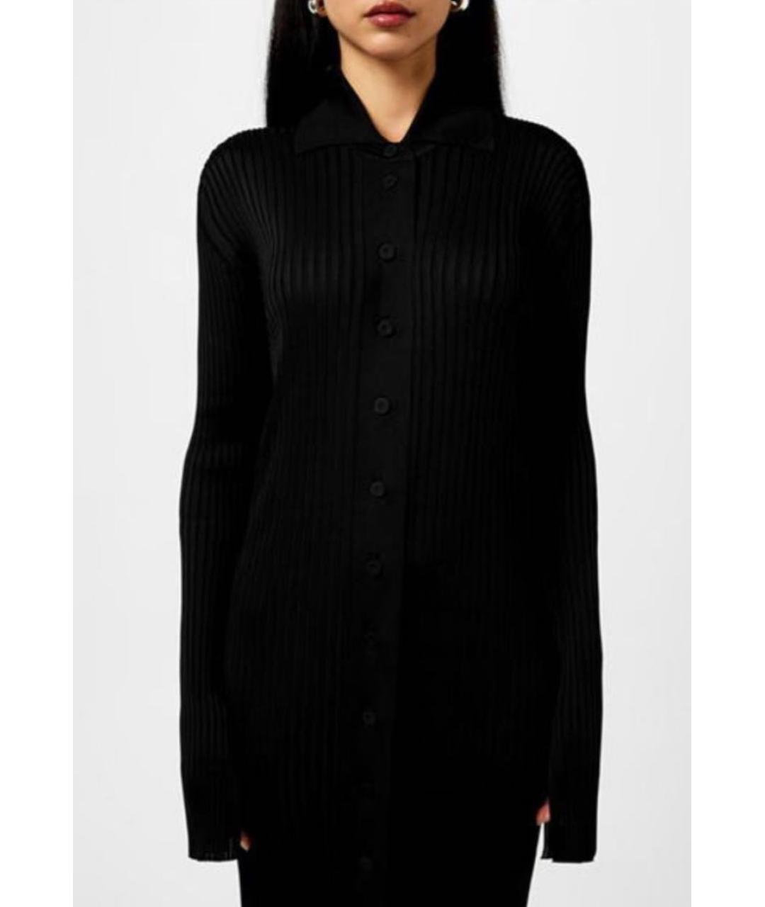 JIL SANDER Черный вискозный кардиган, фото 8