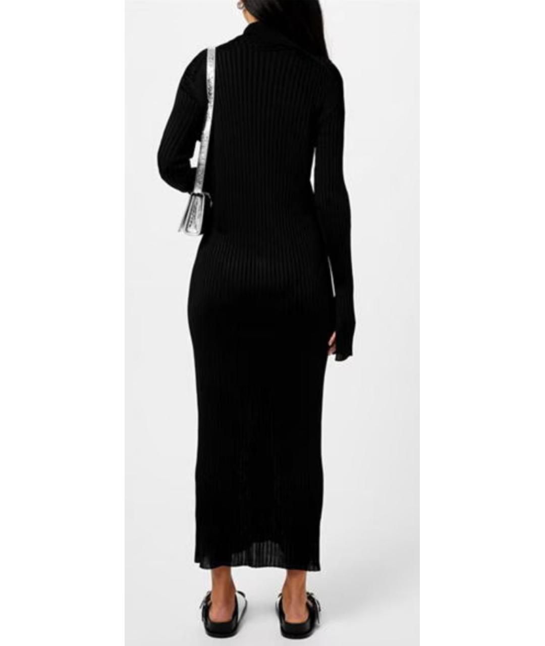 JIL SANDER Черный вискозный кардиган, фото 6