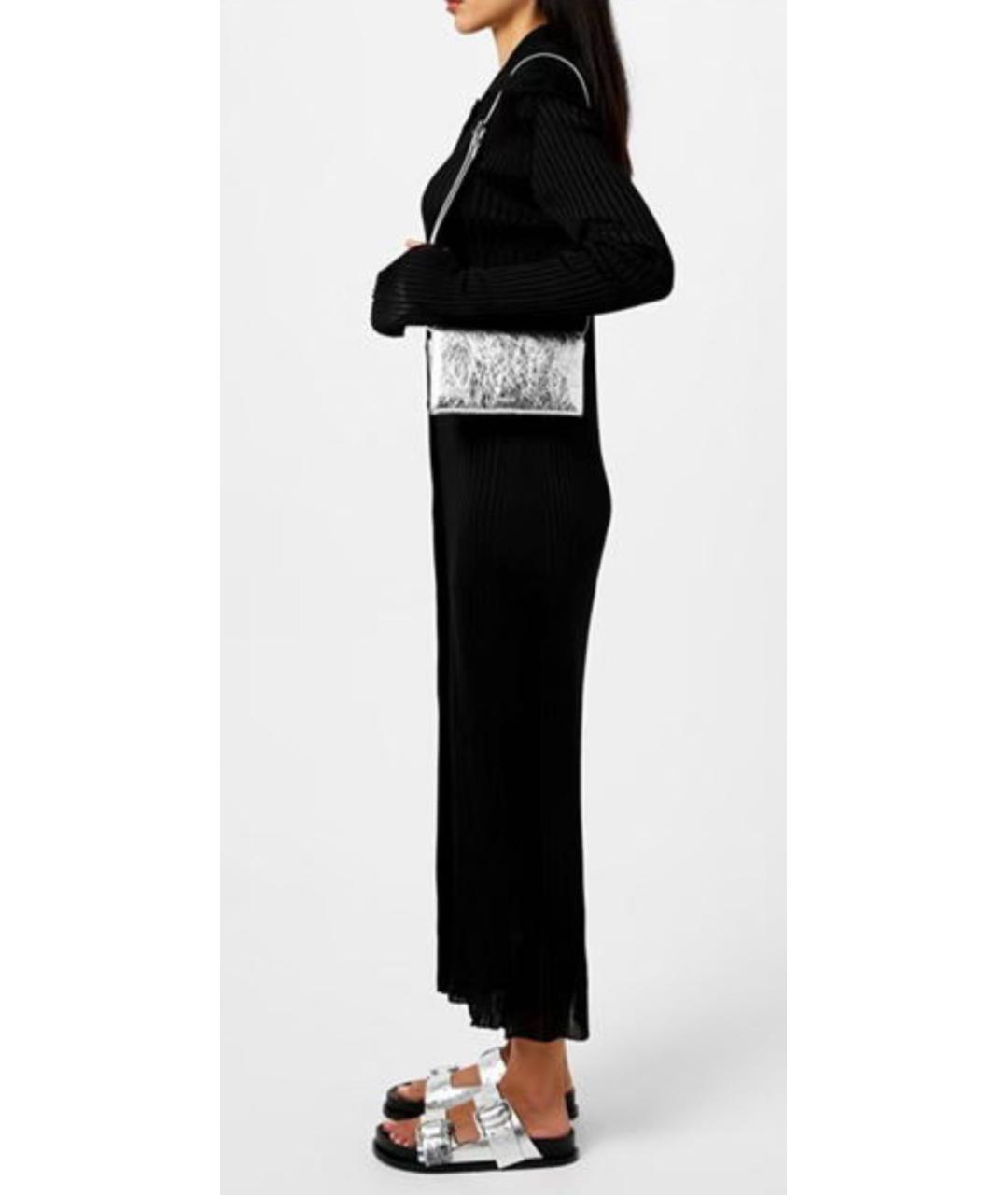 JIL SANDER Черный вискозный кардиган, фото 7