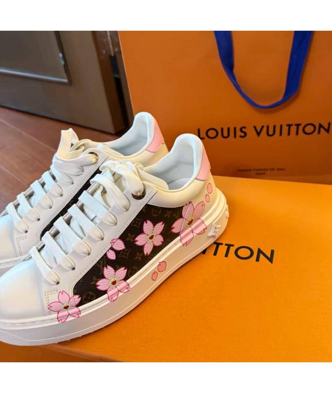 LOUIS VUITTON Кожаные кеды, фото 4