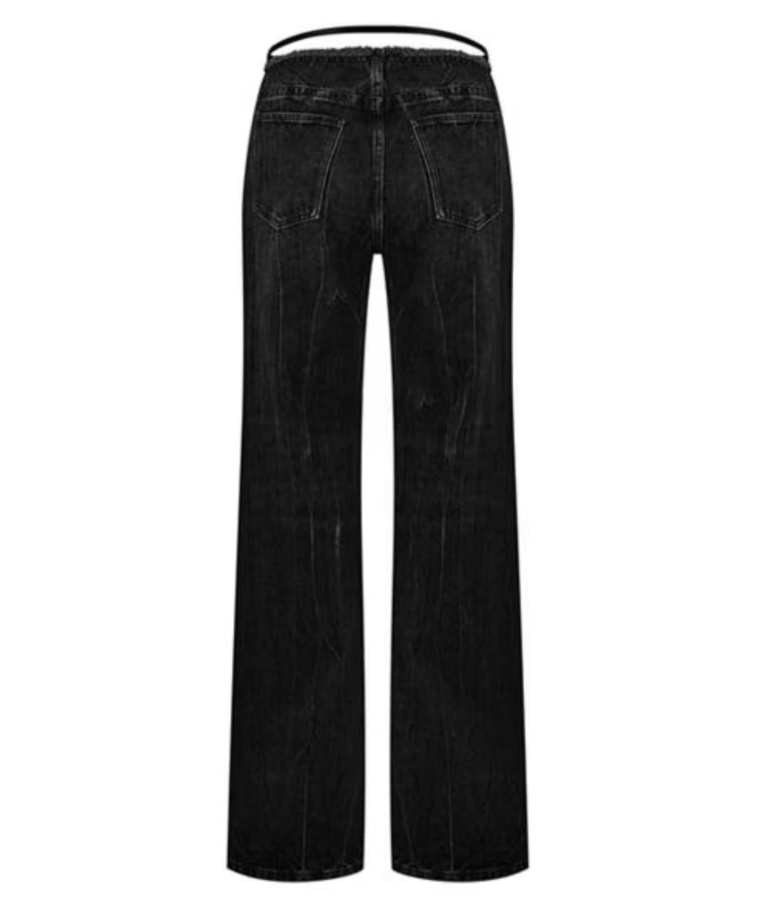 GIVENCHY Черные хлопковые джинсы клеш, фото 2